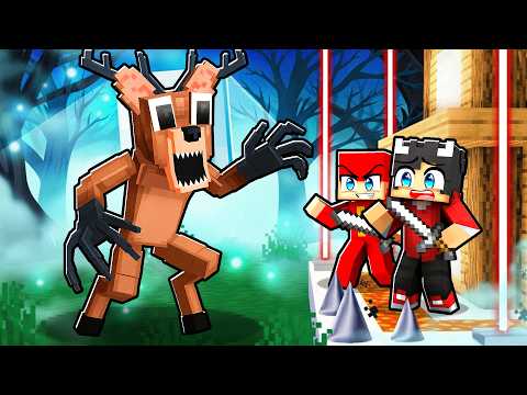Sikreste Hus vs THE DEER I Minecraft!
