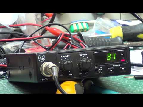 Midland 77-095  CB27/81 UK FM CB radio - On The Air test