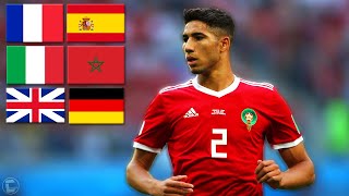 Achraf Hakimi (حكيمي) Speaking 6 Different Languages