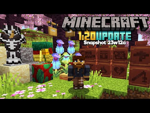 Minecraft 1.20 ▫ Snapshot 23w12a ▫ Sniffers in Survival, Trail Ruins, Signs, Sculk Sensors, & MORE!
