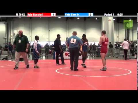 Mens FS FS 70 KG - Kyle Ruschell vs. Nate Carr Jr.