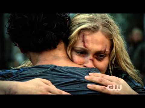 The 100 - Bellamy and Clarke reunion scene - 2x05