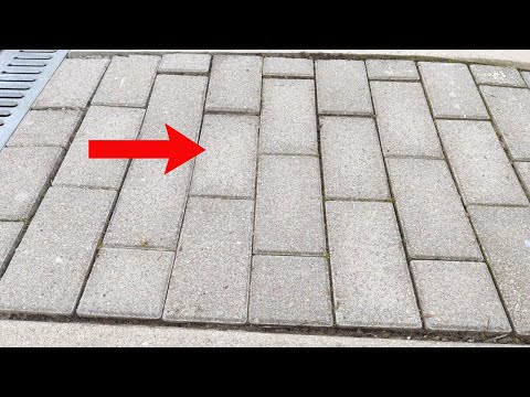 Abgesackte Pflastersteine begradigen - so geht's (ohne viel Werkzeug)