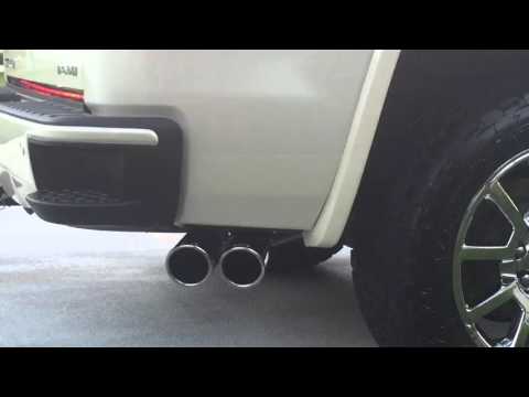 BORLA GM Performance Exhaust on 5.3 GMC Sierra (Warm start and Accel)