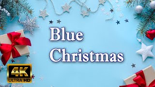 🎅🎄⛄ Blue Christmas | Jim Reeves | 4K | Lyircs