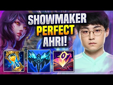 *RANK 1* SHOWMAKER PERFECT GAME WITH AHRI! -  DK ShowMaker Plays Ahri Mid vs Taliyah! | Season 2022