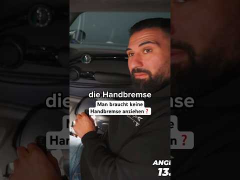 Man muss bei einem Automatik Getriebe die Handbremse nicht anziehen #omidmouazzen #autohandel