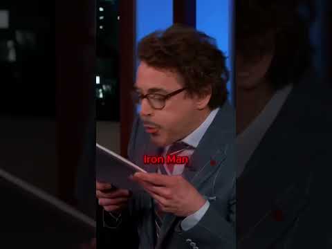 Robert Downey Jr. demostró ser un verdadero superhéroe 🦸‍♂️🎨