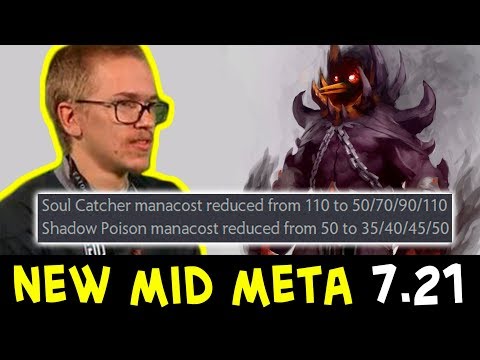 NEW MID META in 7.21 — Topson trying buffed Shadow Demon