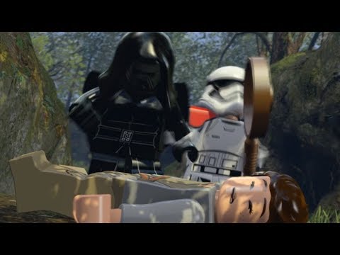 LEGO Star Wars: The Force Awakens - KYLO REN CAPTURES REY Cutscene Movie Cinematic
