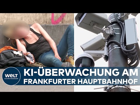 Video Thumbnail: FRANKFURT HAUPTBAHNHOF: Kriminalität bekämpfen! Video-Überwachung mit Künstlicher Intelligenz