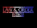 All Law And Order Intros