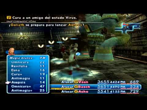 Guía Final Fantasy XII HD Comentada - Parte 53 - Ogro, Guadañero, Goliath, Vairal y Lindvürm