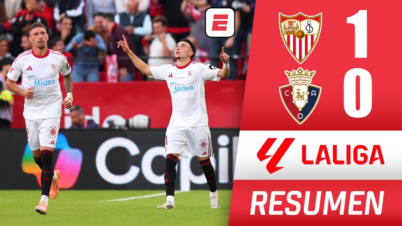 El Sevilla de Matías Almeyda se reencontró con la victoria y superó por 1-0 al Osasuna | La Liga