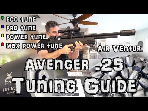 Avenger Regulated PCP .25 Air Rifle (Review) + TUNING GUIDE + Accuracy Test !! - Air Venturi Airgun