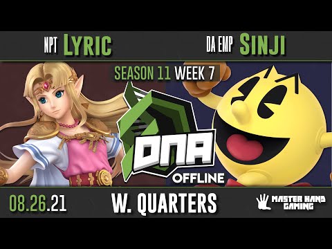 DNA S11:W7 - DA EMP | Sinji (Pac Man) vs NPT | Lyric (Zelda) - W Quarterfinals