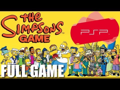 The Simpsons Game [PSP/PS2] - Full Game Walkthrough (No Commentary Longplay)