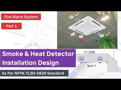 Smoke & Heat Detector Installation Design |Avoiding False Alarms| Fire Alarm System |