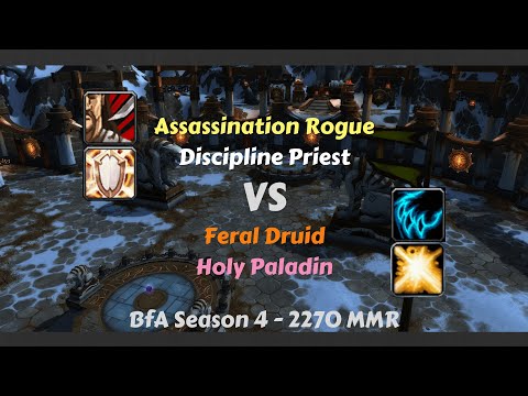 Assassination Rogue PvP 8.3 - Two Kidney Shots on healer are all it takes to win the game