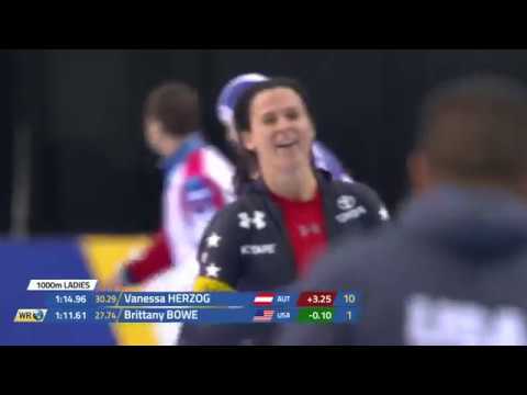 Brittany Bowe's World Record 1000m