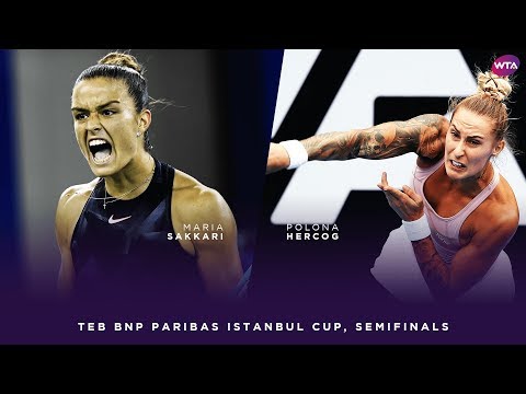 Maria Sakkari vs. Polona Hercog | TEB BNP Paribas Istanbul Cup Semifinals | WTA Highlights
