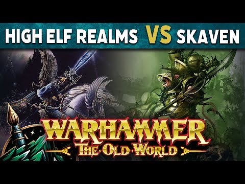 Skaven vs High Elf Realms Warhammer The Old World Battle Report