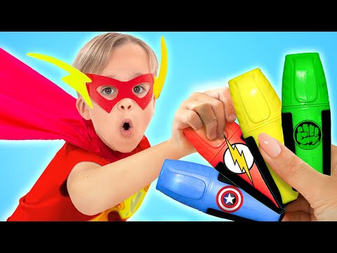 Kids Superheroes Save the Day and more funny stories