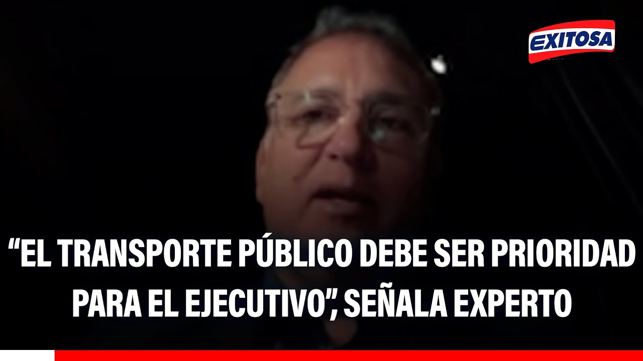 🔴🔵 Jaime Graña: El gobierno debe entender que el transporte público es prioridad para el Ejecutivo