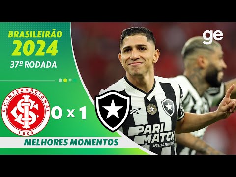 Gols e lances de Internacional x Botafogo