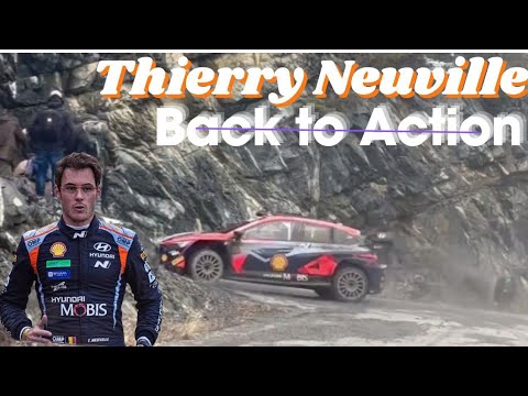 Thierry Neuville Pre Event Test Rallye Monte Carlo 2024