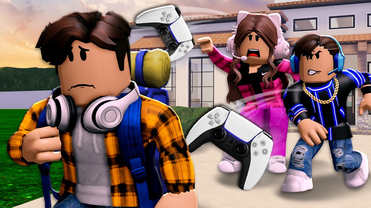 Kicked Out Of His Gamer Family! (A Roblox Movie)