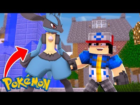 Minecraft: JORNADA POKEMON - EVOLUINDO O LUCÁRIO!! #7