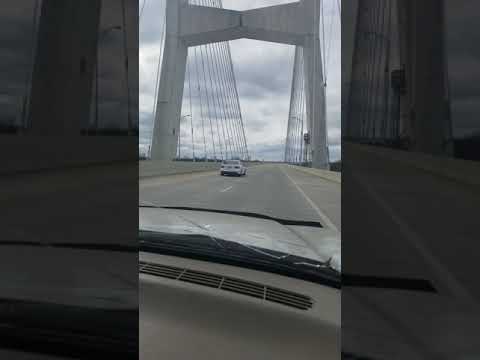 Mississippi RIver Bridge In Greenville Village Mississippi