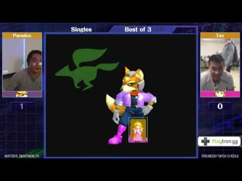 Event Match 9: Paradox (Fox) vs Tayy (Peach) - Singles Pools