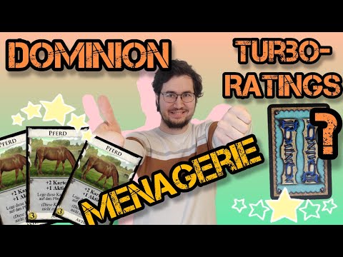 Dominion Menagerie Erweiterung. Turbo Rating für alle Karten!