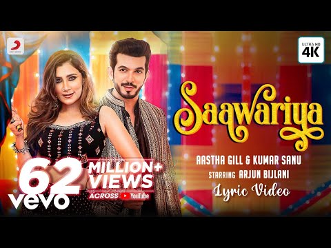 Saawariya - Official Lyrical Video | Aastha Gill | Kumar Sanu | Arjun Bijlani