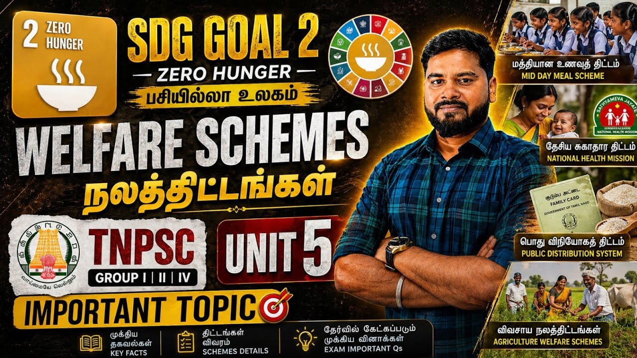 SDG 2/Hunger Related schemes/TNPSC GROUP 1,2,4 /#tnpsccurrentaffairs2026 #tnpscgroup4 