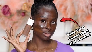 Something Is Wrong With This Viral Foundation? Let's Try It! // OHEMAA