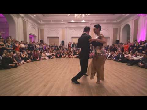  Dmitry Vasin  and  Sagdiana Hamzina  are  dancing  to  the  tango  "  El Arranque  "  by  Orquesta el Arranque  at  TanGO TO Istanbul  in  2017
