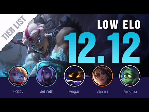 LOW ELO Patch 12.12 TIER LIST | LoL Season 12