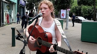 Sarah Fitzsimon returns to Grafton Street with "Cannonball" by Damien Rice