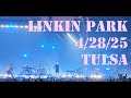 Linkin Park Live Tulsa Clips Row A LPU Seats BOK Center 4 28 25 LPLiveArchive LinkinPark Grandson