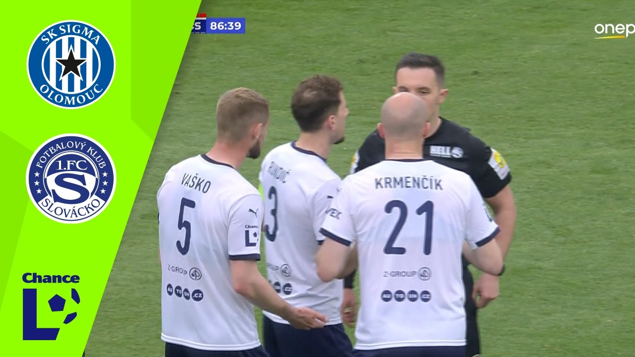 SK Sigma Olomouc vs 1.  Slovácko Highlights