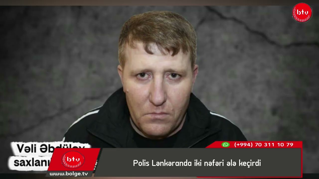 Polis Lənkəranda iki nəfəri ələ keçirdi