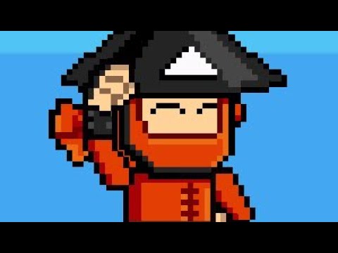 Dan the man final boss cutscene with ninja rebel costume