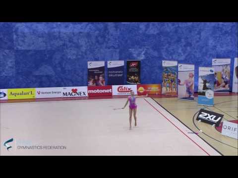 Alesia Kolomainen - Keilat - Voimistelun SM 2017 Jyväskylä