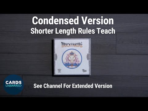 TRICKTAKERs - How to Play (Condensed Teach for 3-5 Players)