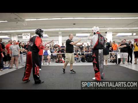 Kodaq Wray v Tom Roberts   Team Sparring   New England Open 2013