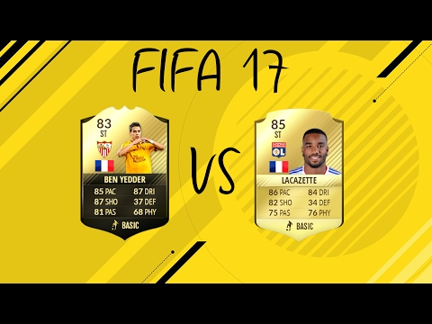 FIFA 17 #6 Porównania: IF Ben Yedder 83 vs Lacazette 85