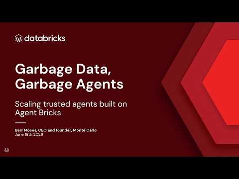 Watch: Sponsored by: Monte Carlo | Why Your Agents Keep Failing (And What to Do About It)
